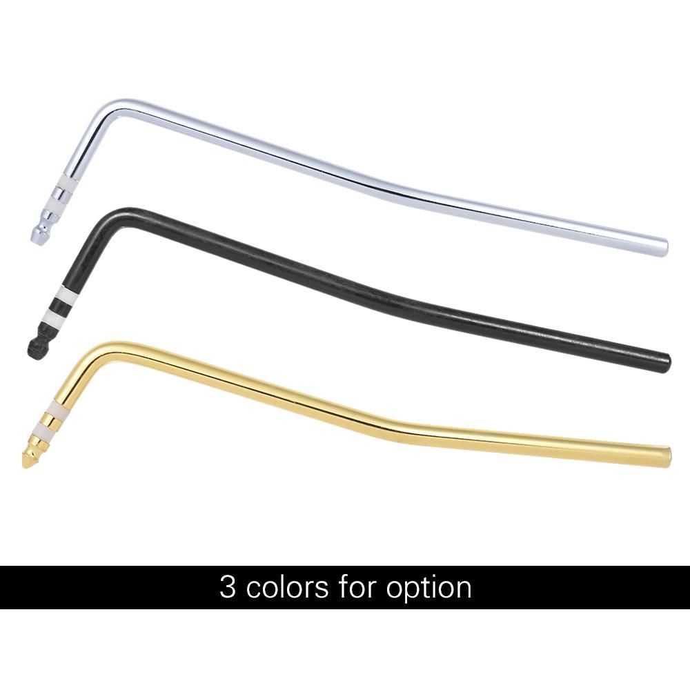 Direct Insertion Style Tremolo Trem Vibrato Arm Whammy Bar Crank Lever for Electric Guitar Tremolo Bridge Insert Part Diameter 6mm Silver