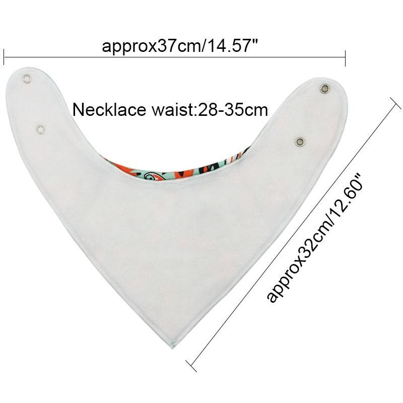 4PCS Cotton Cartoon Child Baberos Bandana Bib