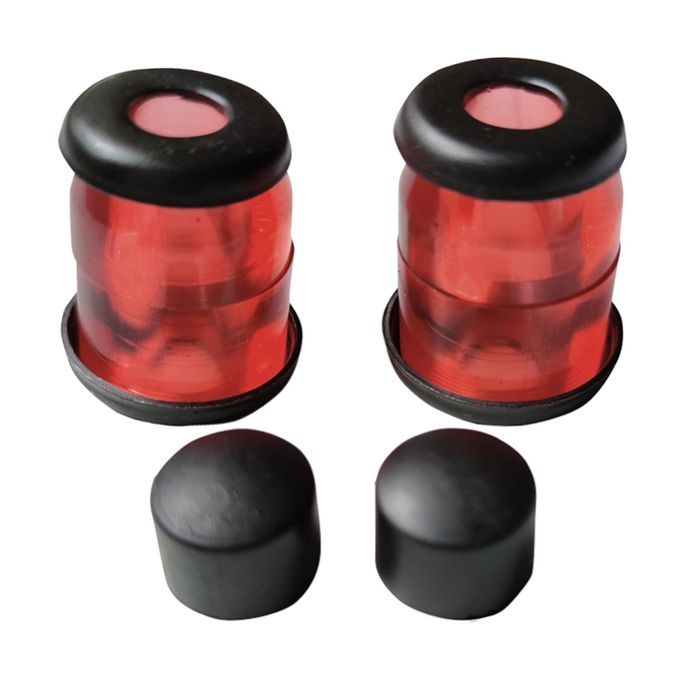4pcs PU Top Bottom Skateboard Truck Bushing Kit Longboard Red Black