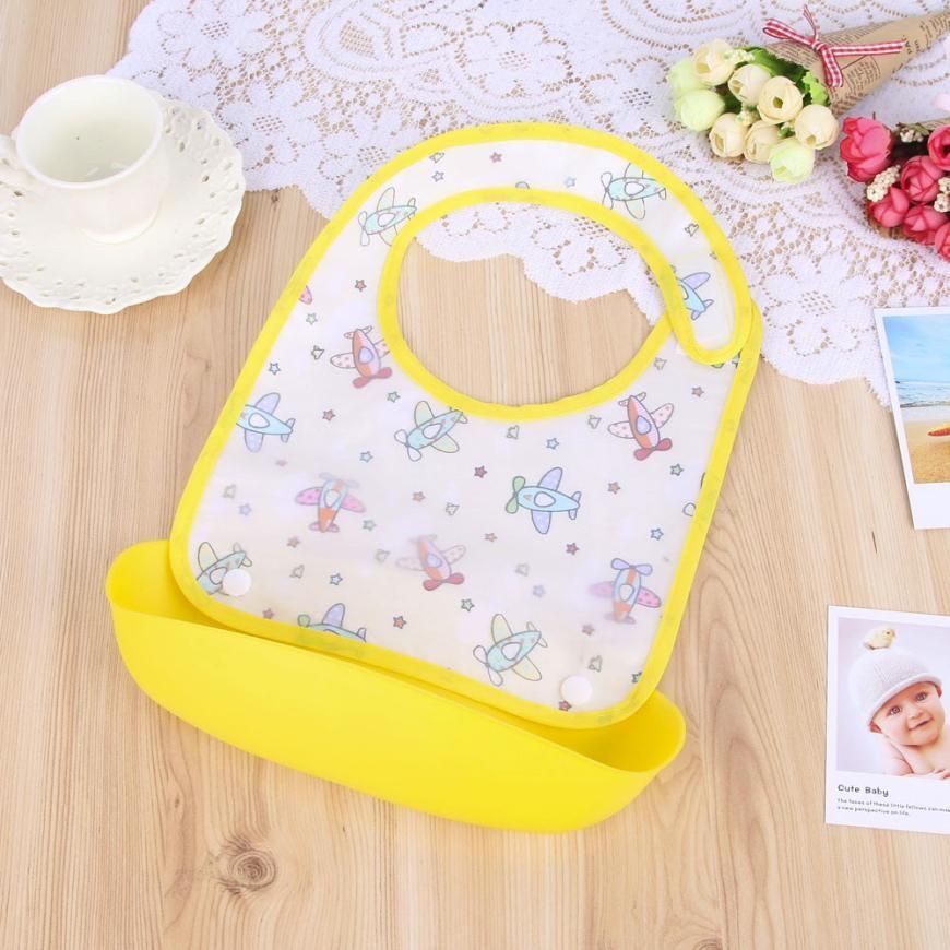 4PCS Waterproof Feeding Apron Saliva Towel Bib