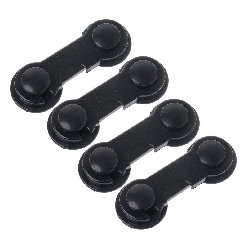 H3CD 4Pcs Doors Drawers Wardrobe Toddler Baby Children Protection Safety Plastic Lock