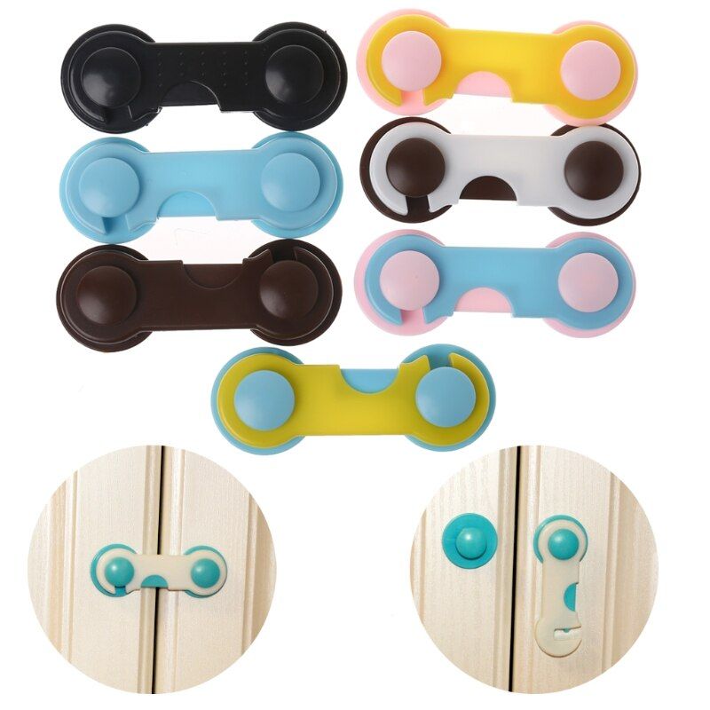 H3CD 4Pcs Doors Drawers Wardrobe Toddler Baby Children Protection Safety Plastic Lock