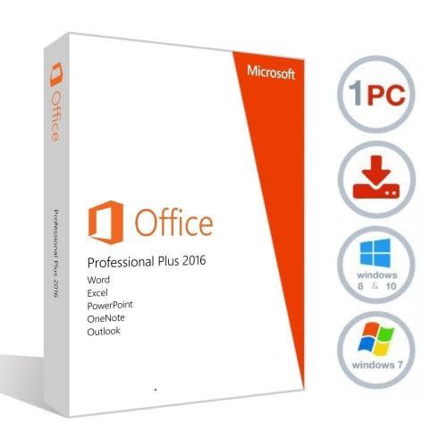 Microsoft Office 2016 Pro Plus- 1 User Lifetime Activation Key 2022