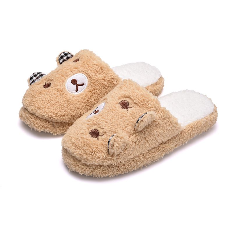 Soft Warm Fuzzy Cozy Ladies Men Indoor Slippers
