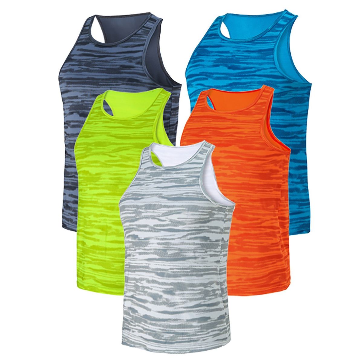 Men Sports Tank Top Sleeveless Loose Fit Quick-dry