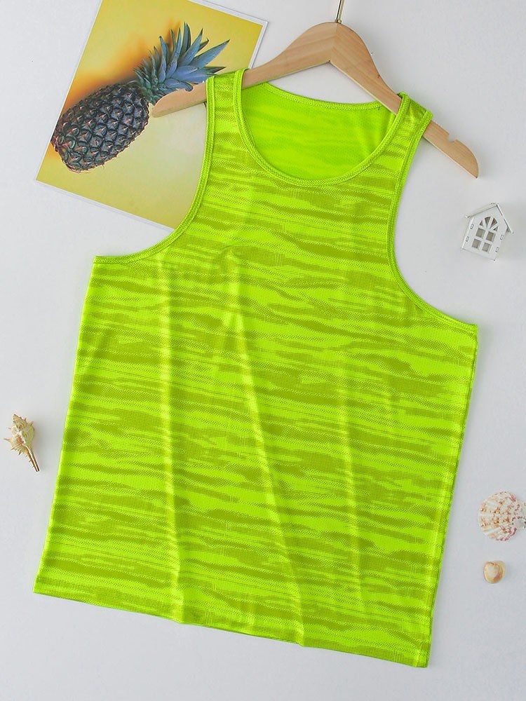 Men Sports Tank Top Sleeveless Loose Fit Quick-dry