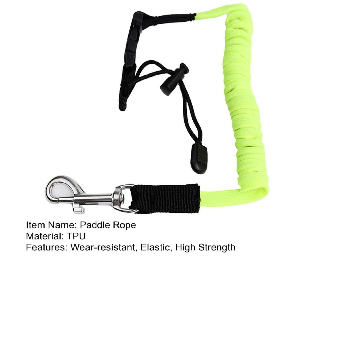 Fishing Rod Tie Rope Surfboard Ankle Paddle Leash Yellow Green