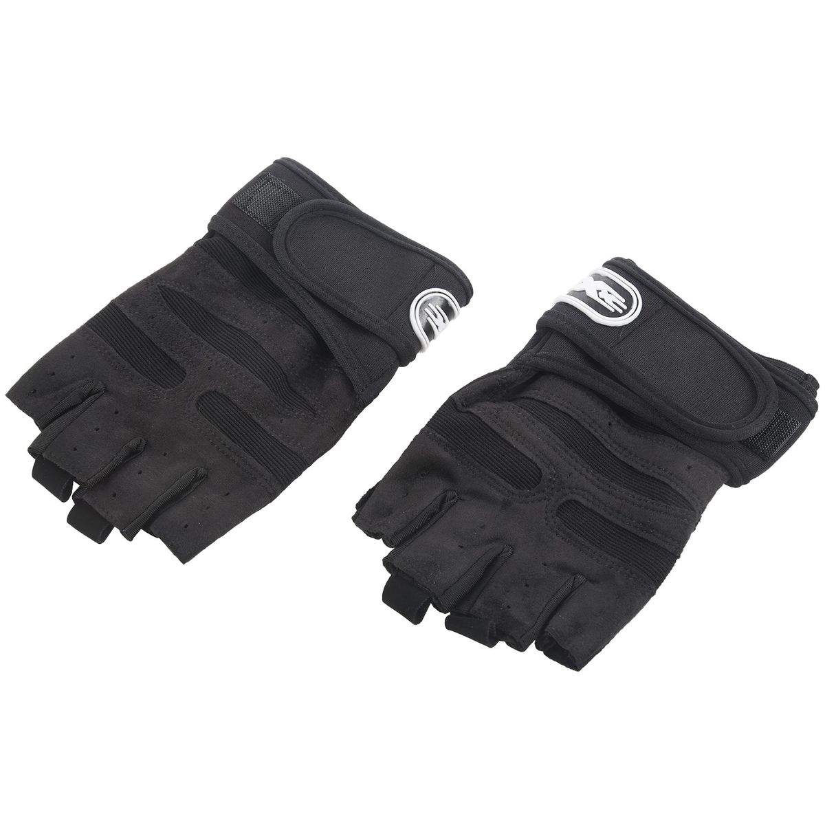 Men Half Finger Bicycle Gloves Anti-Skid Soft Black