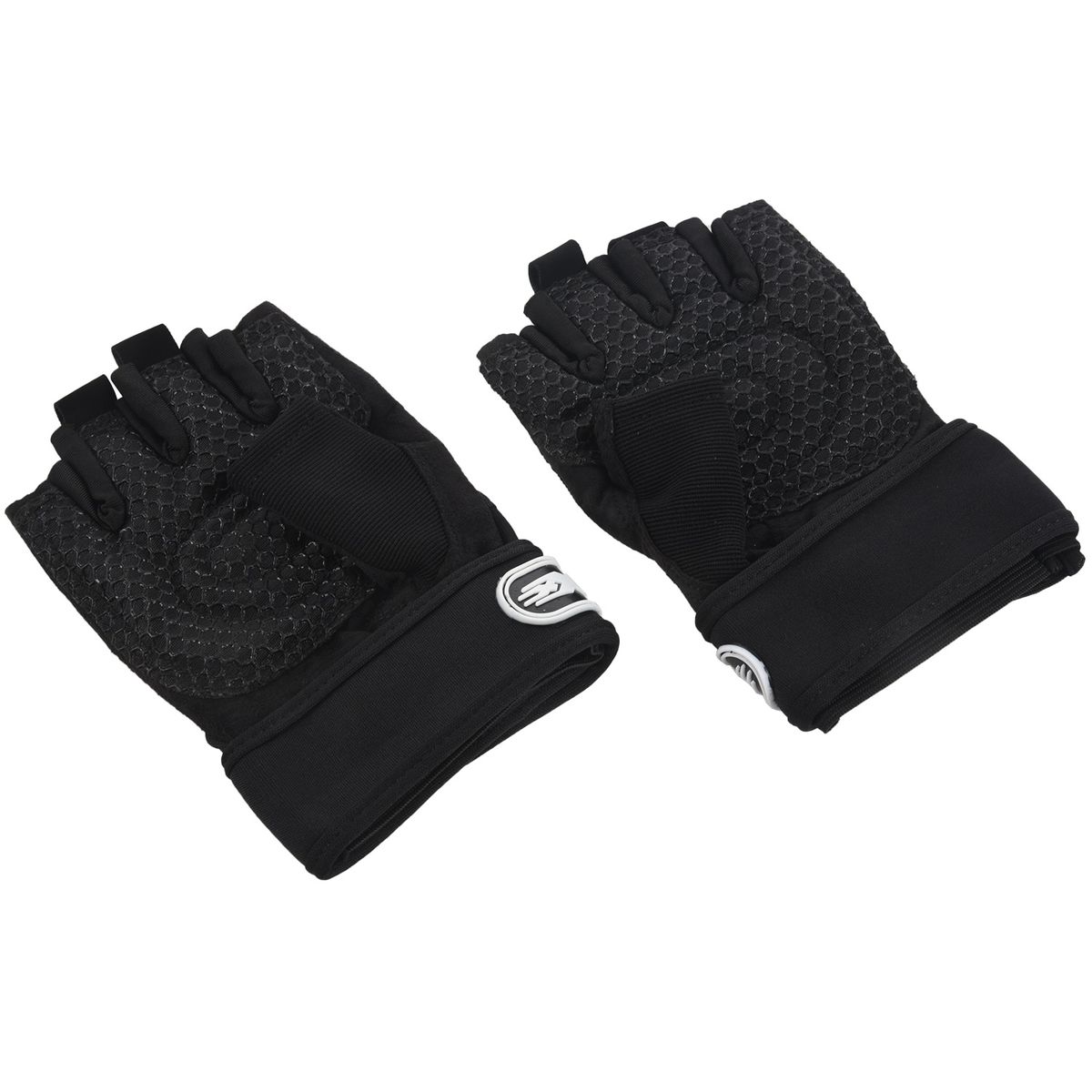Men Half Finger Bicycle Gloves Anti-Skid Soft Black