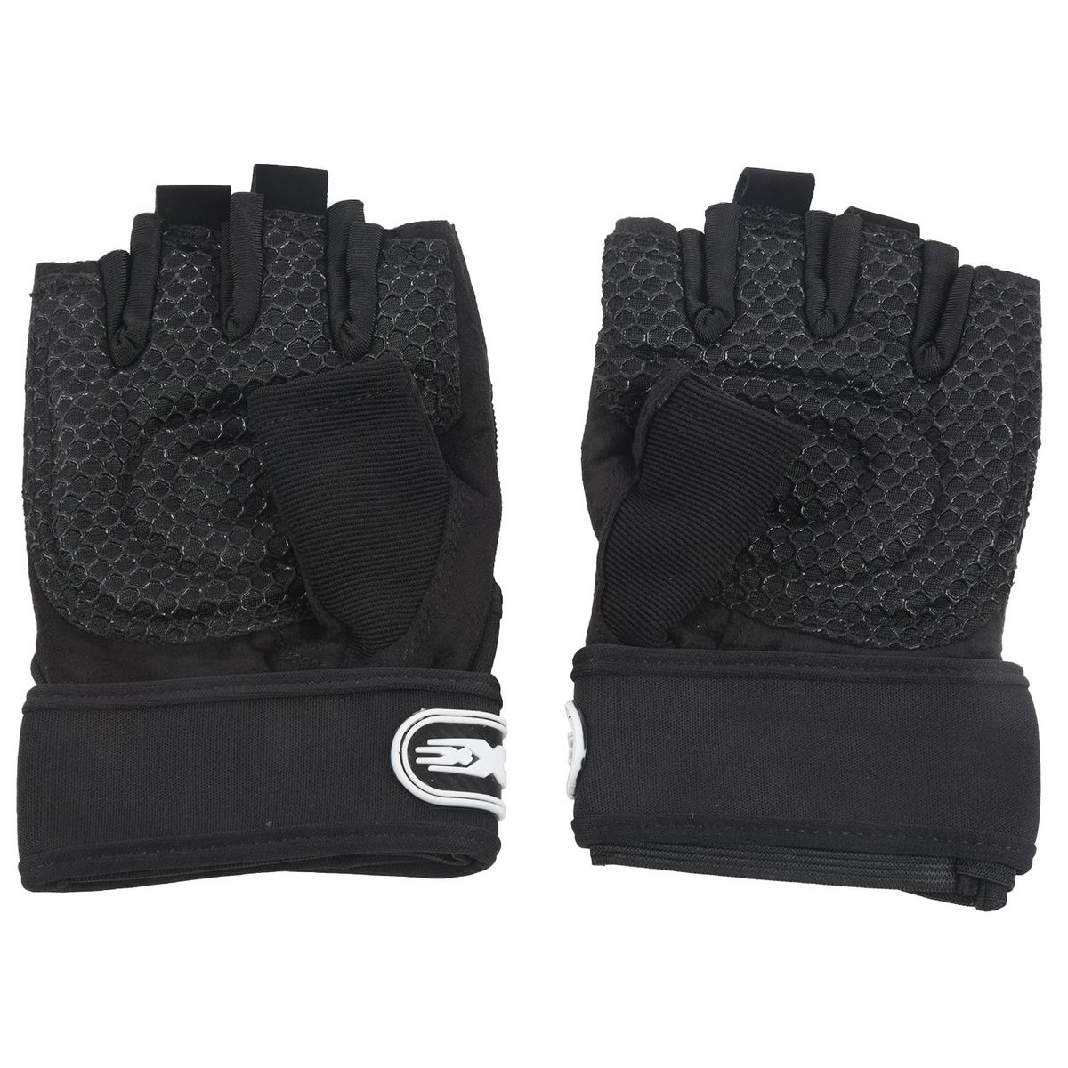 Men Half Finger Bicycle Gloves Anti-Skid Soft Black