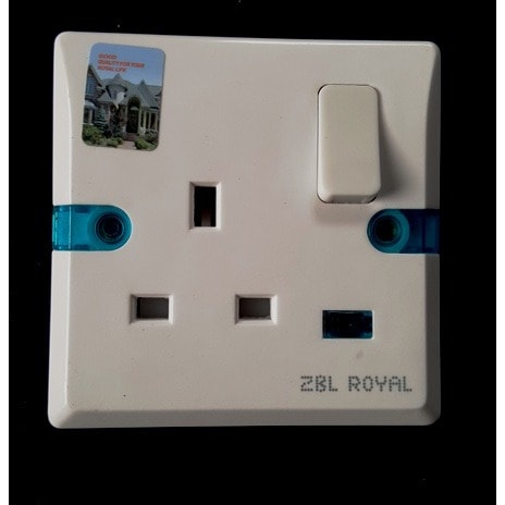 Single Wall Socket & Back Box Pattress