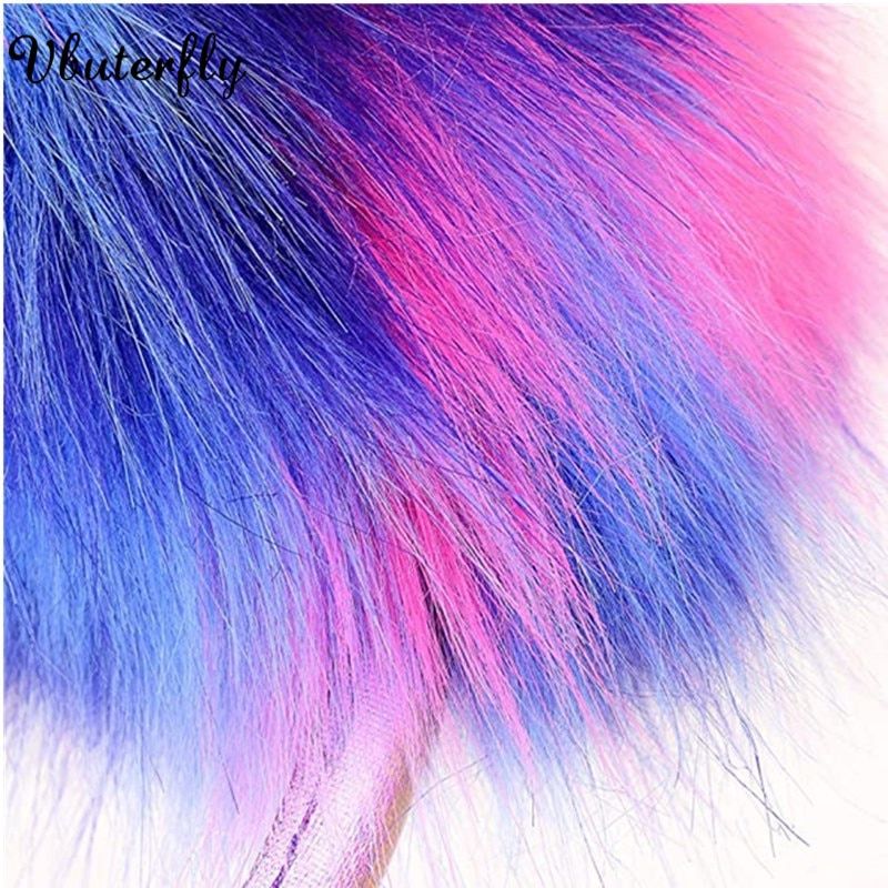 Adjustable Faux Fur Furry Ear Muffs For Women  Unicorn Colo