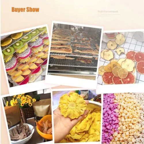 Food Dehydrator - Stainless Steel - 10 Tray - 1000watt