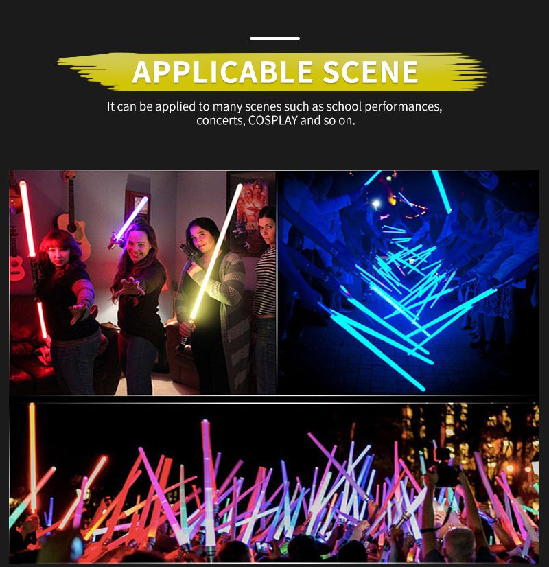 New Telescopic Lightsaber Toy Cosplay Luminous Music Star  Boys Gift