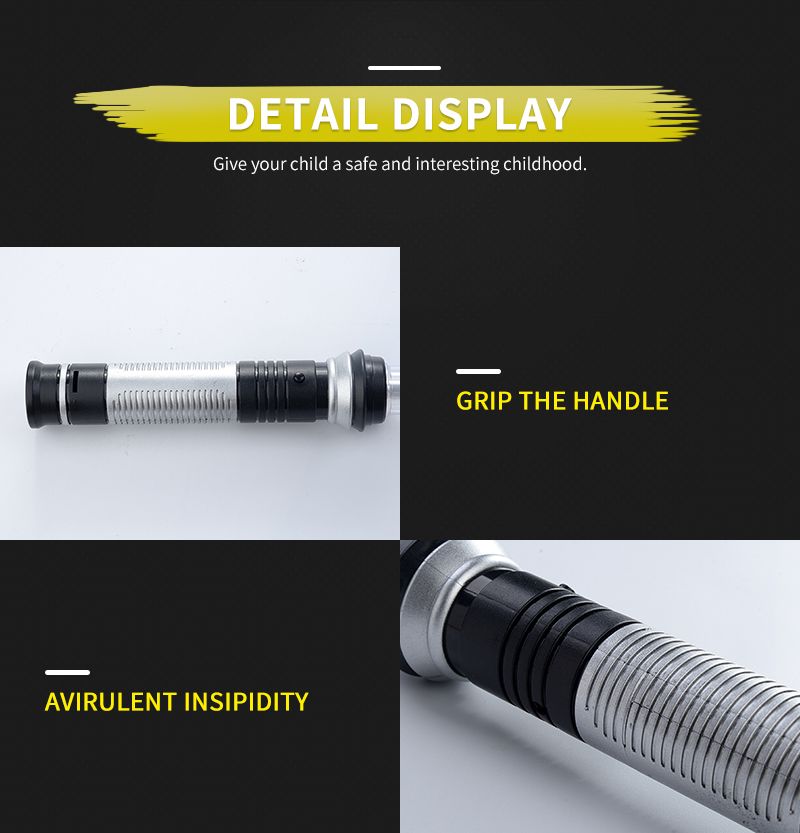 New Telescopic Lightsaber Toy Cosplay Luminous Music Star  Boys Gift