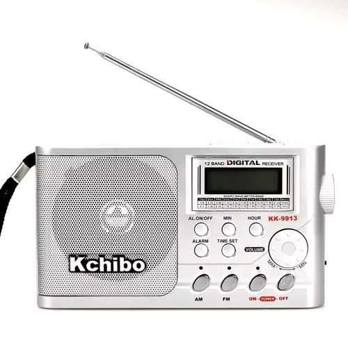 FM/MW/SW 1-10 Digital 12 Band Portable Radio With Alarm Clock