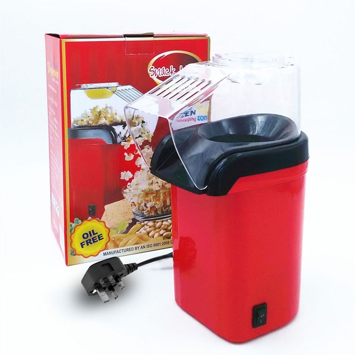 1200W Popcorn Popper Popcorn Maker Electric Popcorn Machine