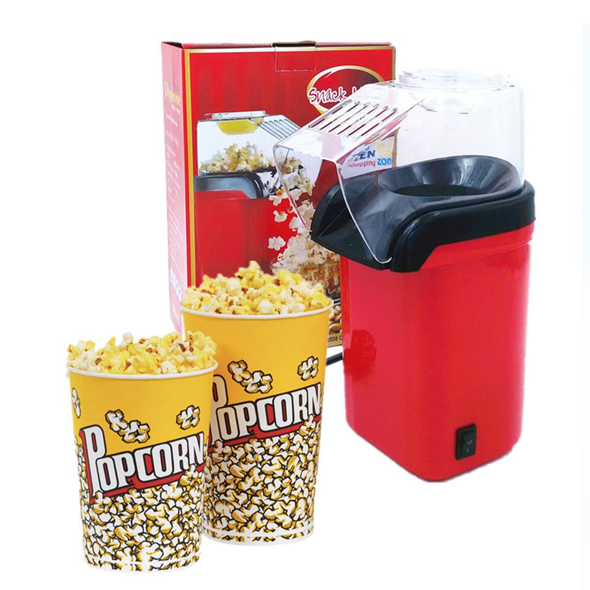 1200W Popcorn Popper Popcorn Maker Electric Popcorn Machine