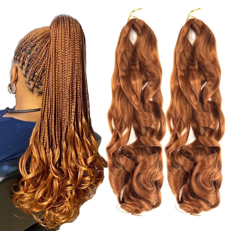 Premium Synthetic Braiding Hair Extensions 22inches Color 30