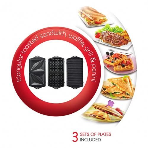 3-in-1 Panini Sandwich Maker (SW612543)