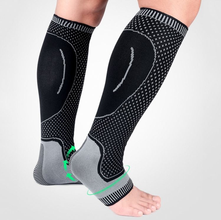 A Pair Long Protective Gear, Specification: M (Black Red)