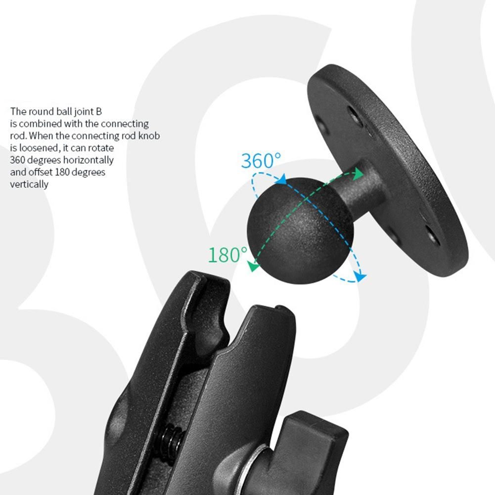 Mounting Base with 1 Inch Rubber Ball Head for Phone