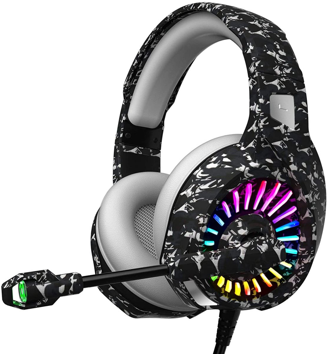 Wired Headphone Gaming Headset LED PS4 Earphone For PC PS5