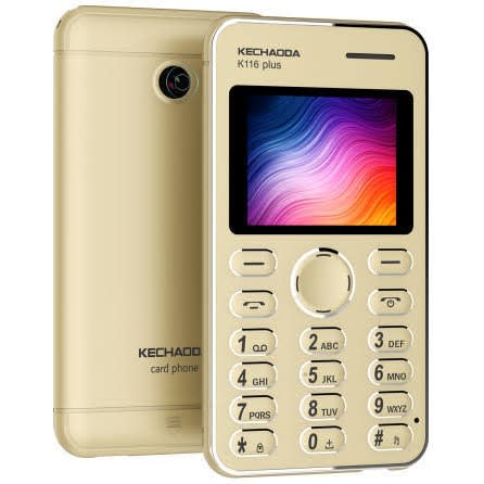 K116 Plus Card Phone -  Gold