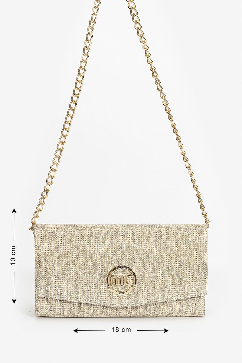 Marie Claire Gold Woman Evening Bag Visenla MC222116589
