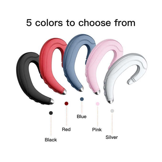 UKa Bone Conduction Bluetooth Headset Handsfree Mini Headphone Ear-Hook Painless Wearing