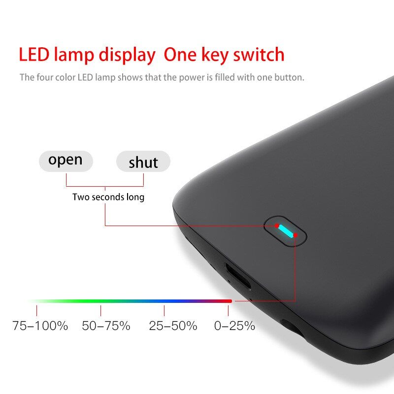 4700mah/5200mah Charger Case For Samsung Galaxy S9 S9 Plus
