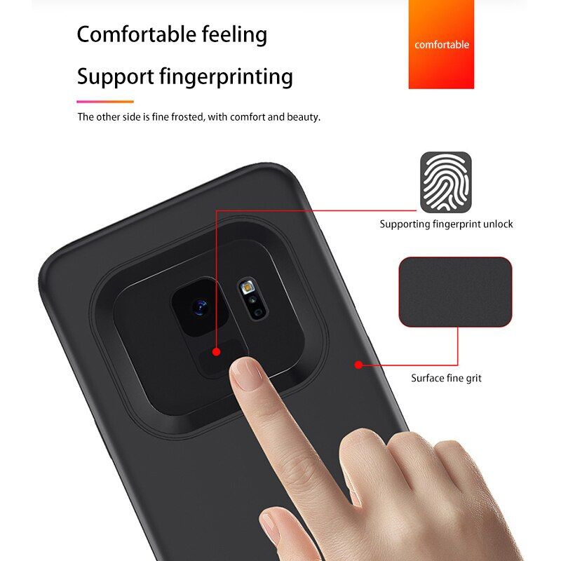 4700mah/5200mah Charger Case For Samsung Galaxy S9 S9 Plus