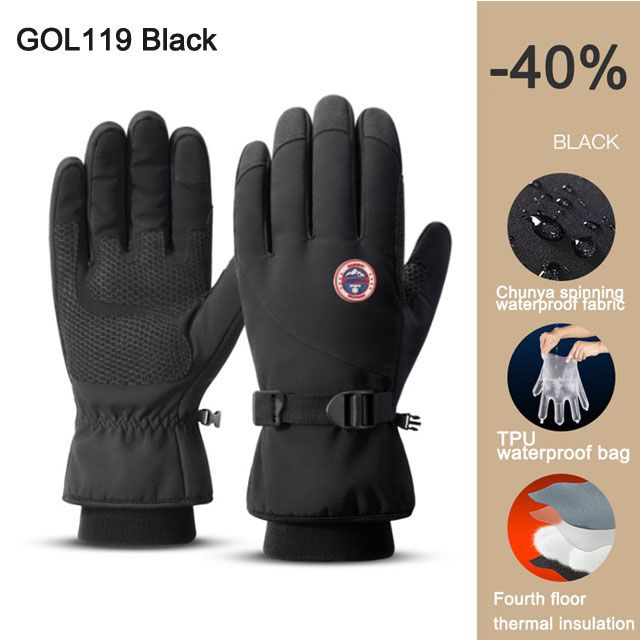 (2023 NEW GOL119)NEW Winter Men Women Gloves TouchScreen Waterproof Windproof Gloves Outdoor S GRE