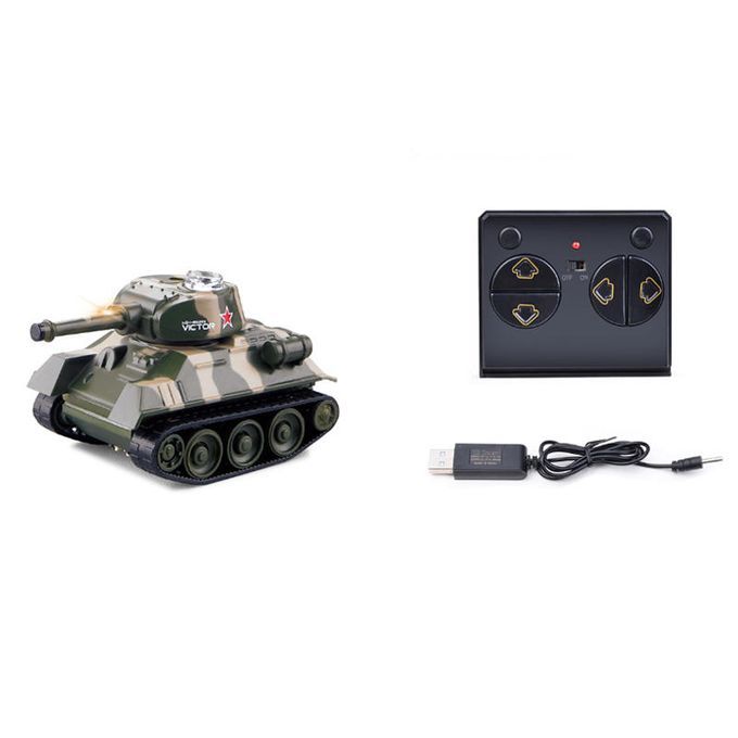 777-215 RC Mini Tank Model Radio Control Tank Car Toys Kids Christmas