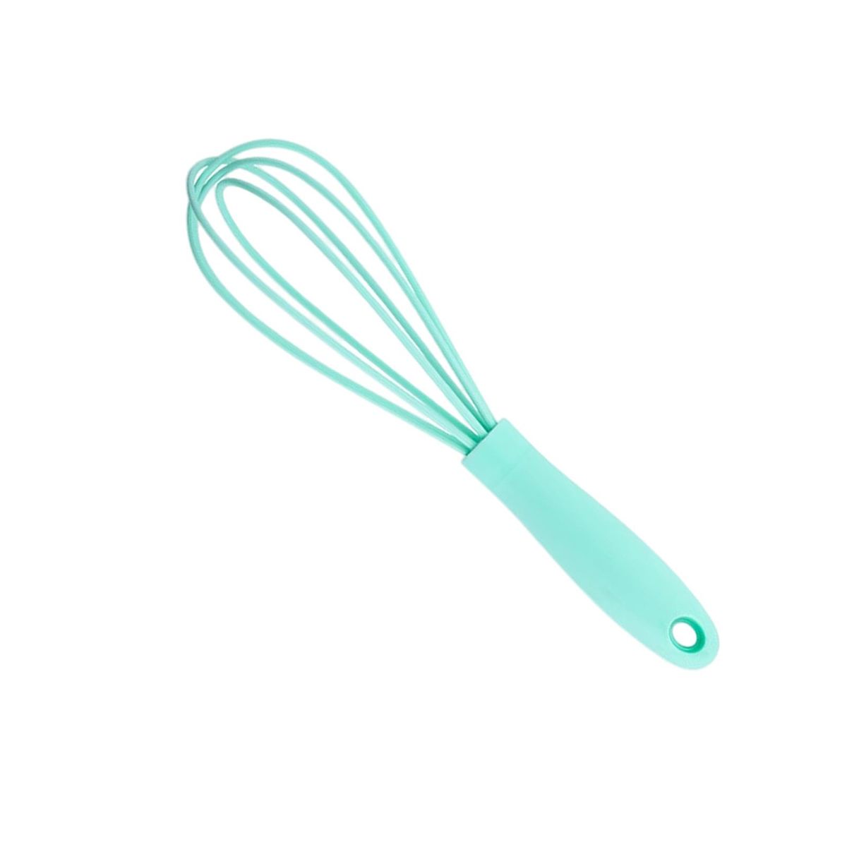 Silicone Whisk Cooking Non Scratch Small Cookware Green