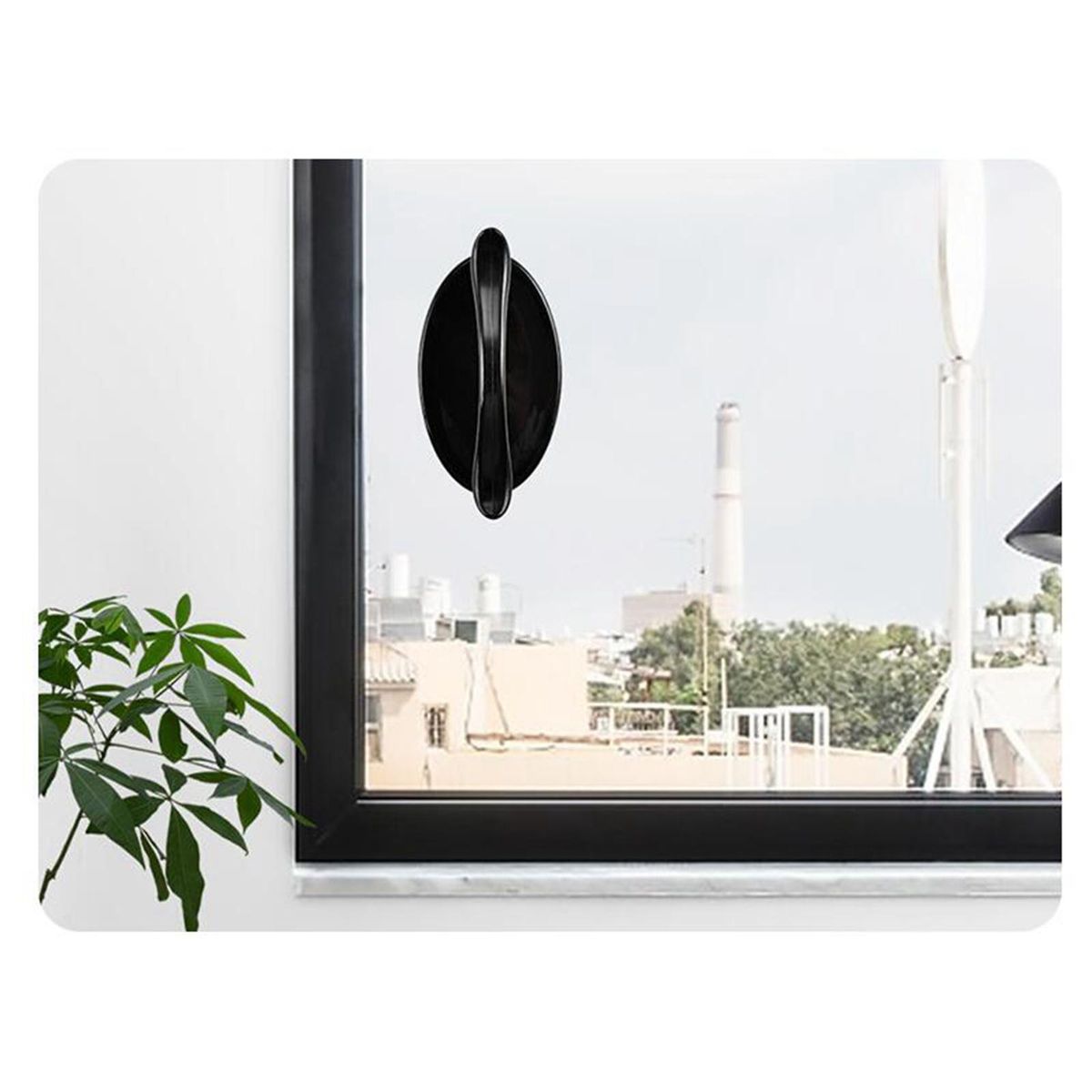 6pcs Plastic Cabinet Handle Solid Kitchen Cupboard Drawer Pull Black