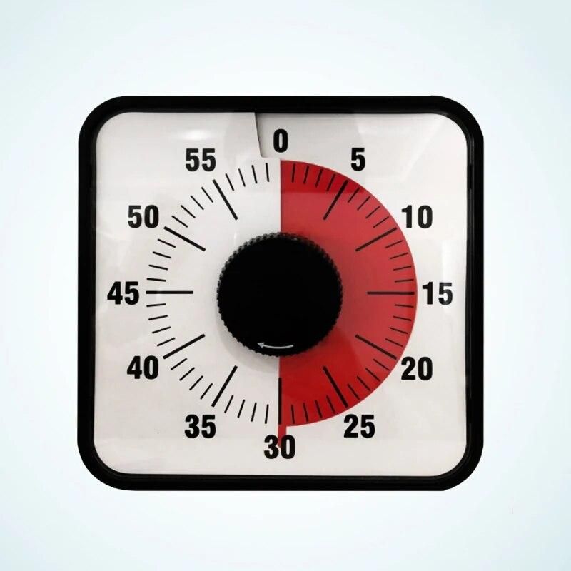 Kitchen Timer Stopwatch 60 Minutes Visual Timer  Timing Set Back Leg Stands Countdown Timer Countdown Student Classroom Timer