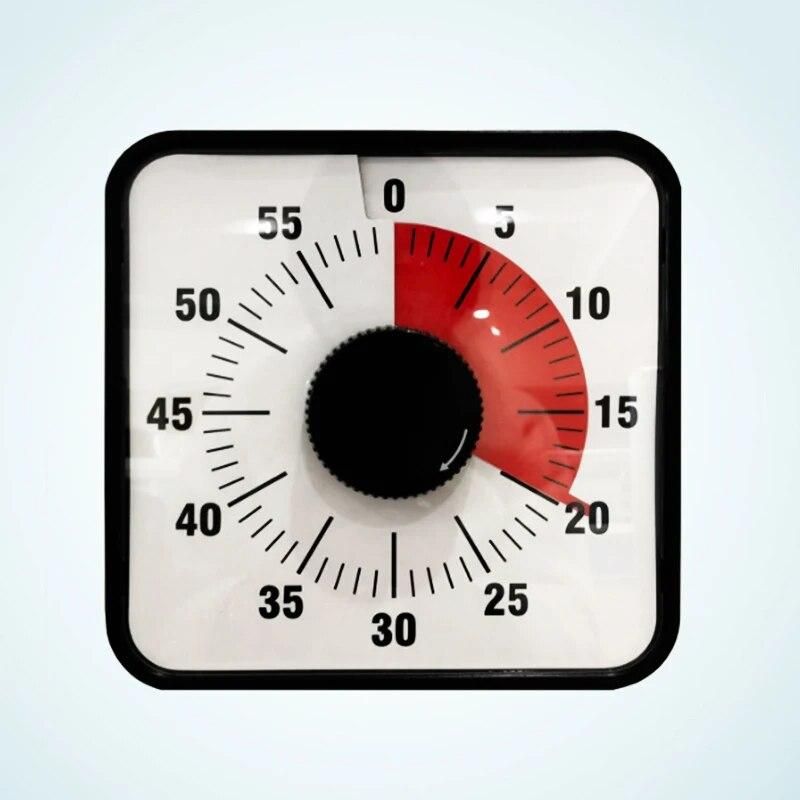 Kitchen Timer Stopwatch 60 Minutes Visual Timer  Timing Set Back Leg Stands Countdown Timer Countdown Student Classroom Timer