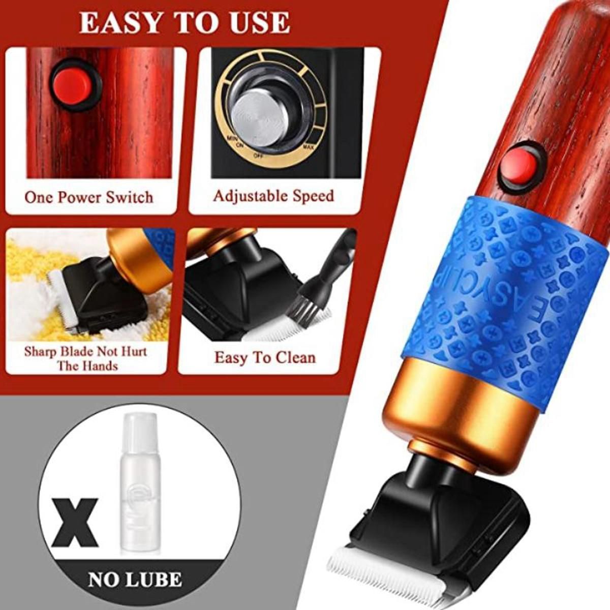 200W Rug Trimmer Machine Set DIY Scissors Carpet  Scissors for RugsCushionCarpet EU Plug