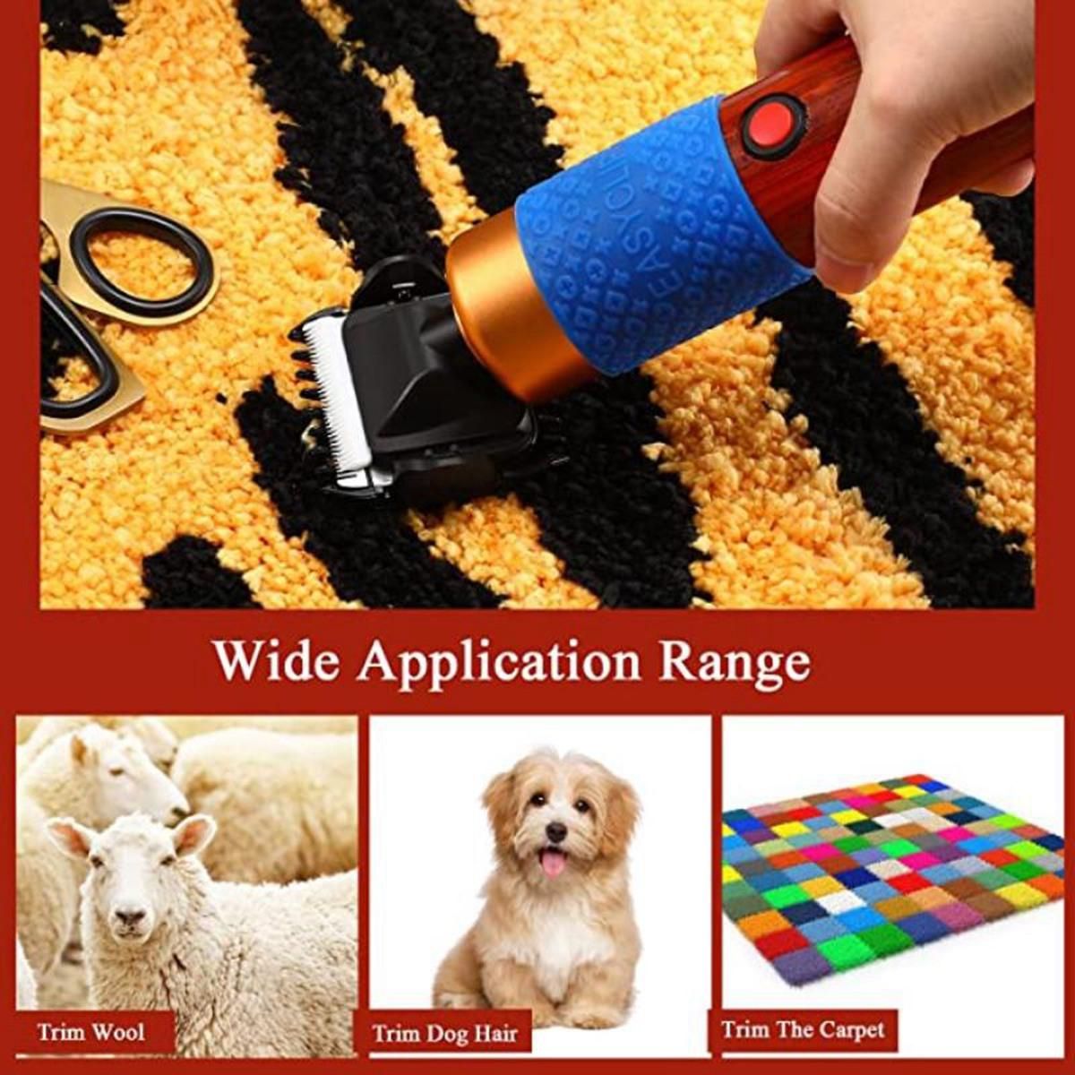 200W Rug Trimmer Machine Set DIY Scissors Carpet  Scissors for RugsCushionCarpet EU Plug
