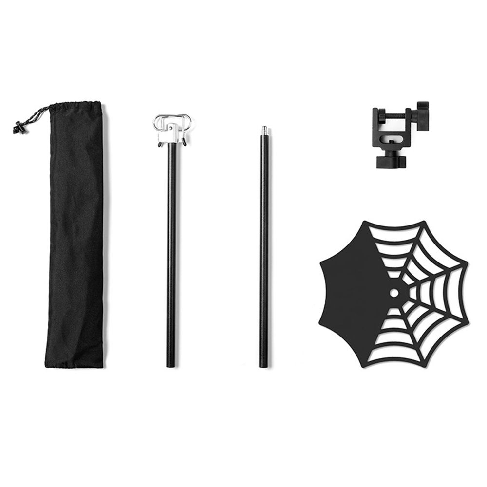 Aluminum Folding Light Stand Table Clamp   Ground Insert