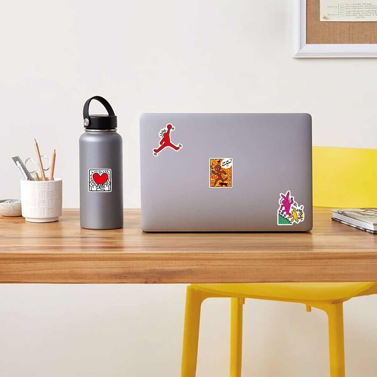 50PcsSet Guitar Stickers Street Art Stickers Laptop Mix Color