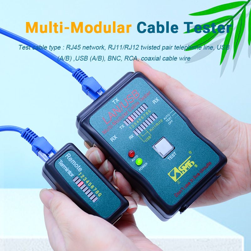 USB LAN Cable Tester CT-168 Network Finder Rj45 Rj11 Bnc