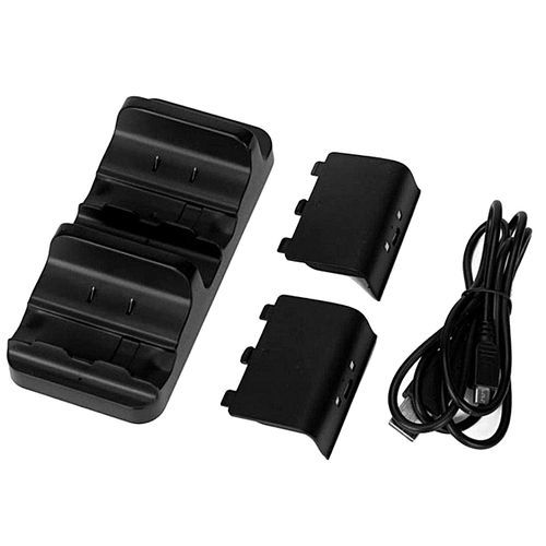 Dual Slots Controller Charger Dock Station Stand Holder Base Kit With Dual Rechargeable Battery Packs For Xbox One X Slim Controller