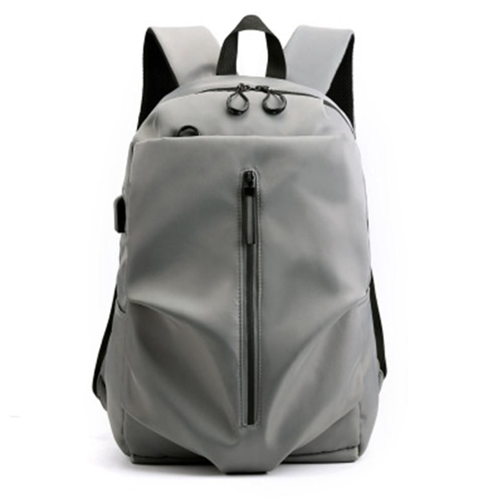 Casual Backpack Male 15.5 Inch Capacity Computer Bag Gray