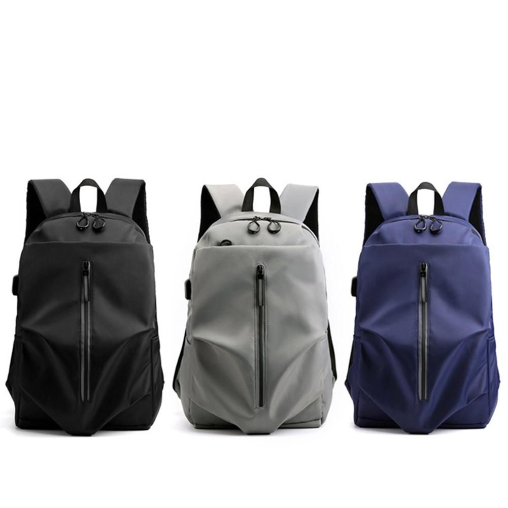 Casual Backpack Male 15.5 Inch Capacity Computer Bag Gray