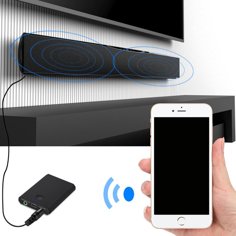 2-in-1 3.5mm AUX RCA HiFi Music Wireless Bluetooth-