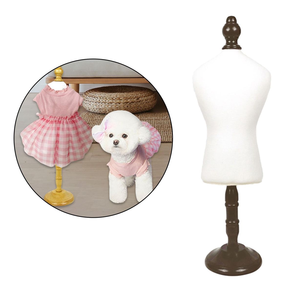 Doll Display Holder Mannequin Model Stand Dress