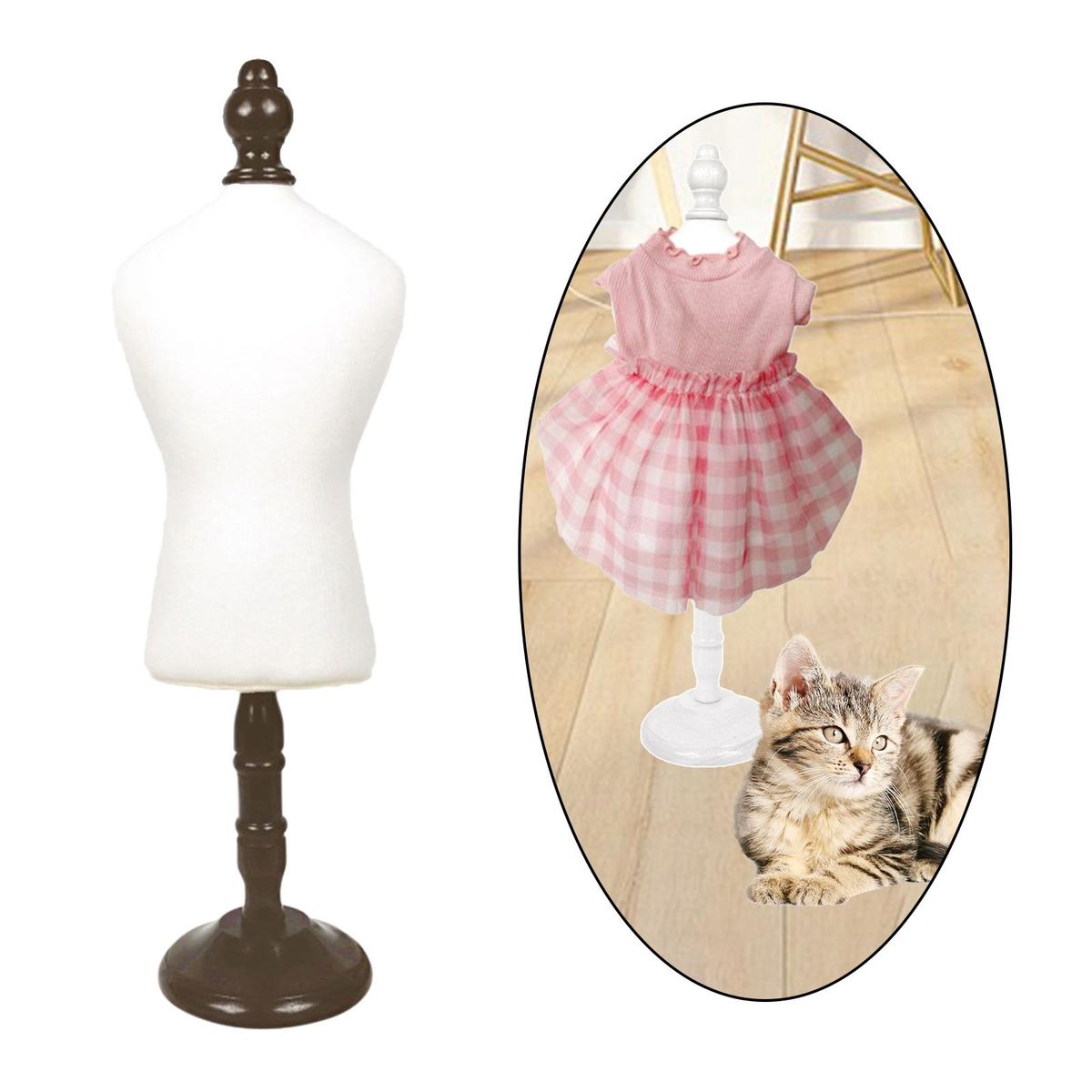 Doll Display Holder Mannequin Model Stand Dress
