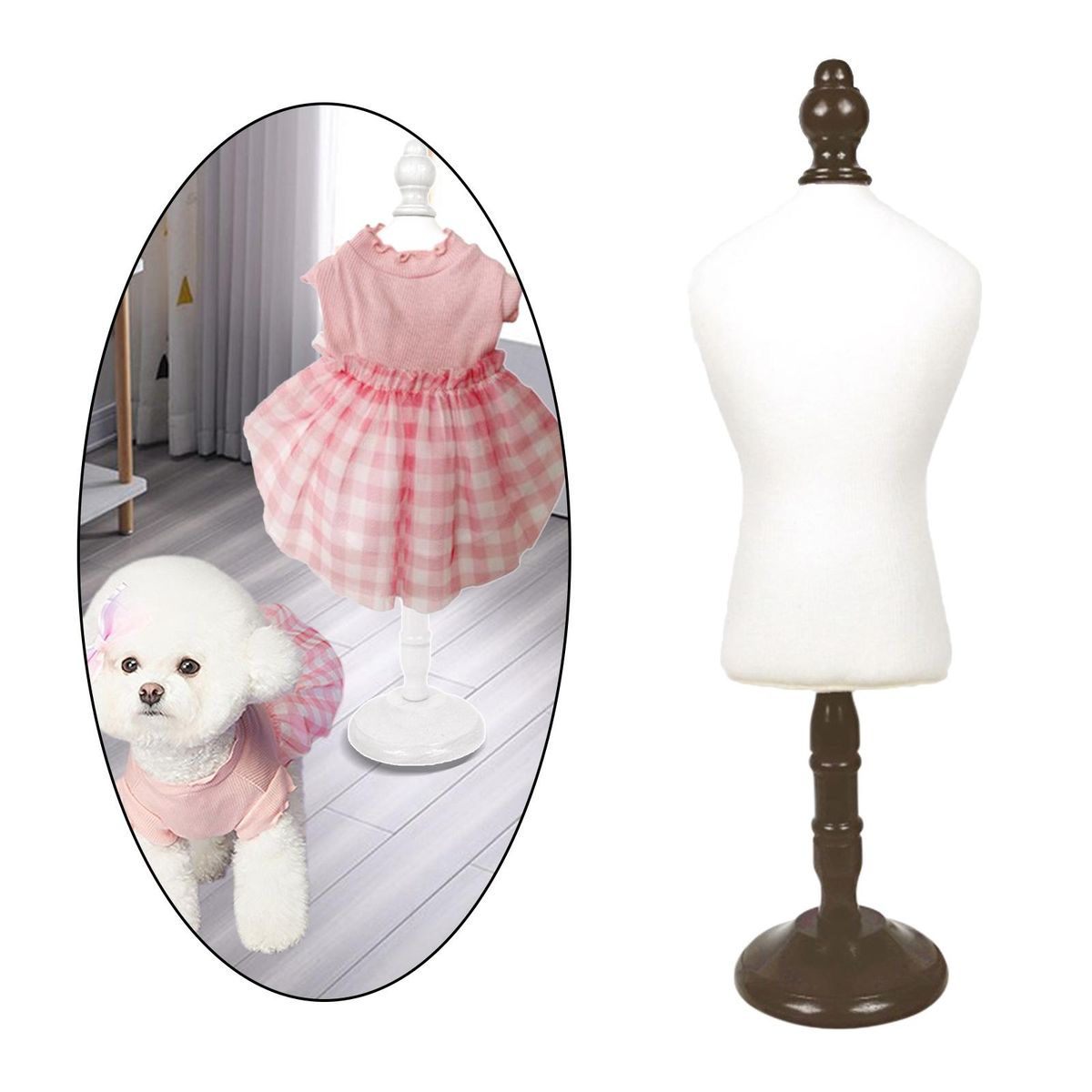 Doll Display Holder Mannequin Model Stand Dress
